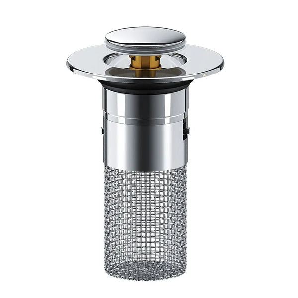 🔥Limited Time 50% OFF🔥2-in-1 Pop-Up Sink Strainer -  Hair Stopper & Drain Plug