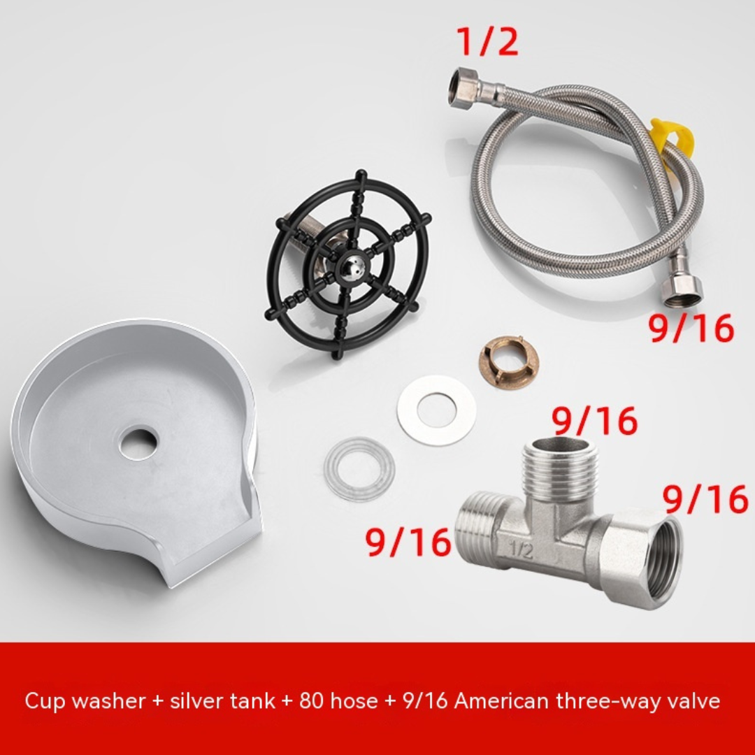 💦Summer Sale 30% OFF💦 Automatic Cup Washer - High Pressure Glass Cleaner for Kitchen Sink, Beer, Milk, Tea Cups
