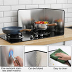 💫 SPECIAL OFFER ENDS SOON💫 Premium Stainless Steel Foldable Oil Splatter Guard