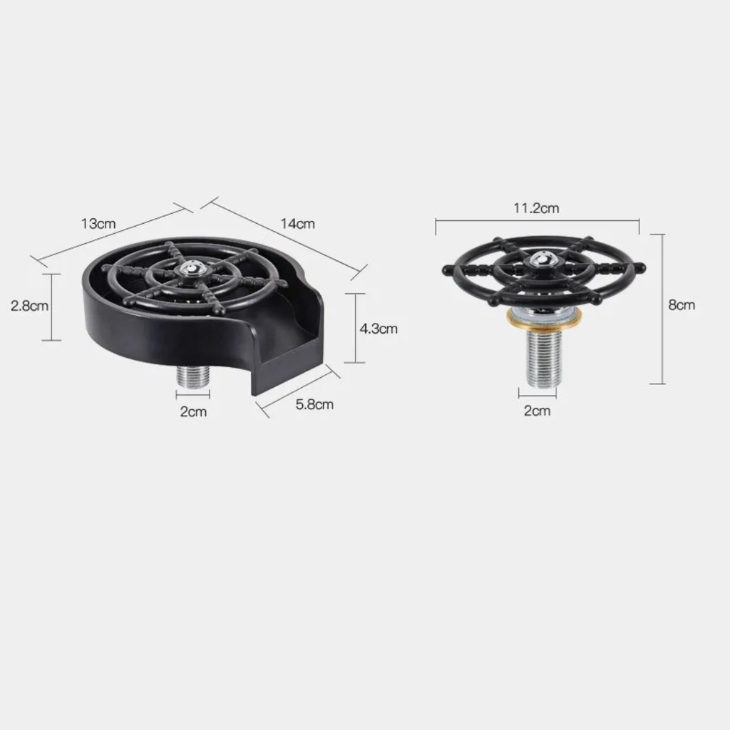 💦Summer Sale 30% OFF💦 Automatic Cup Washer - High Pressure Glass Cleaner for Kitchen Sink, Beer, Milk, Tea Cups