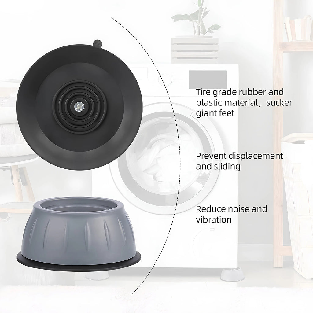 Noise-Cancelling Universal Appliance Stabilizer Base (4PCS)