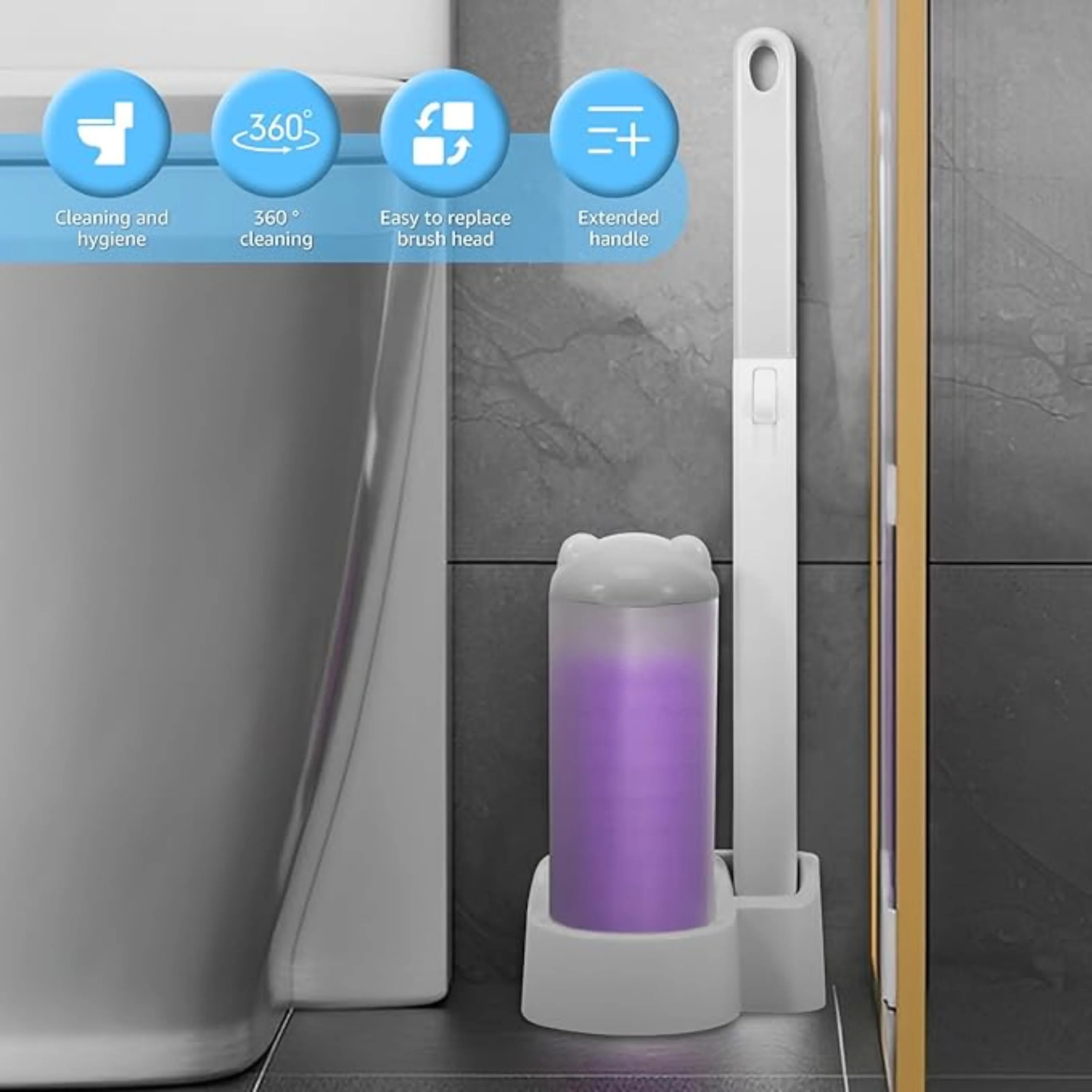 ⚡SUMMER SALE⚡Touch-Free Disposable Toilet Brush Kit