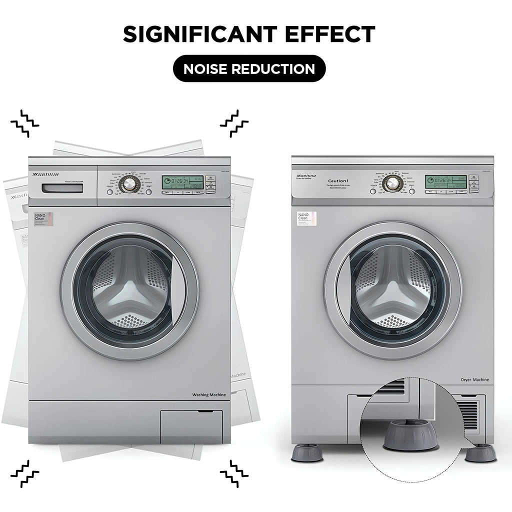 Noise-Cancelling Universal Appliance Stabilizer Base (4PCS)