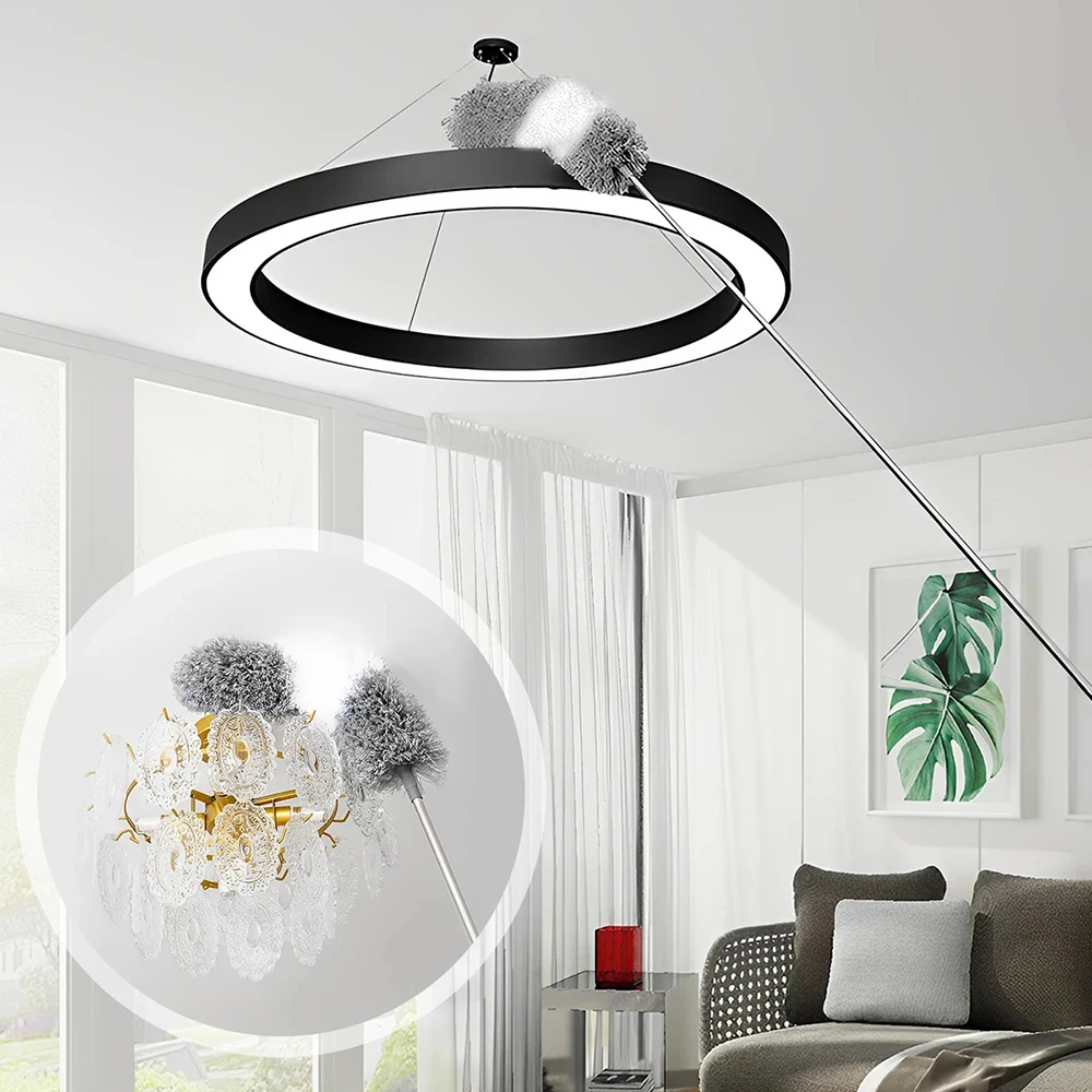 7.8ft Telescopic Ceiling Fan & Gap Duster Kit