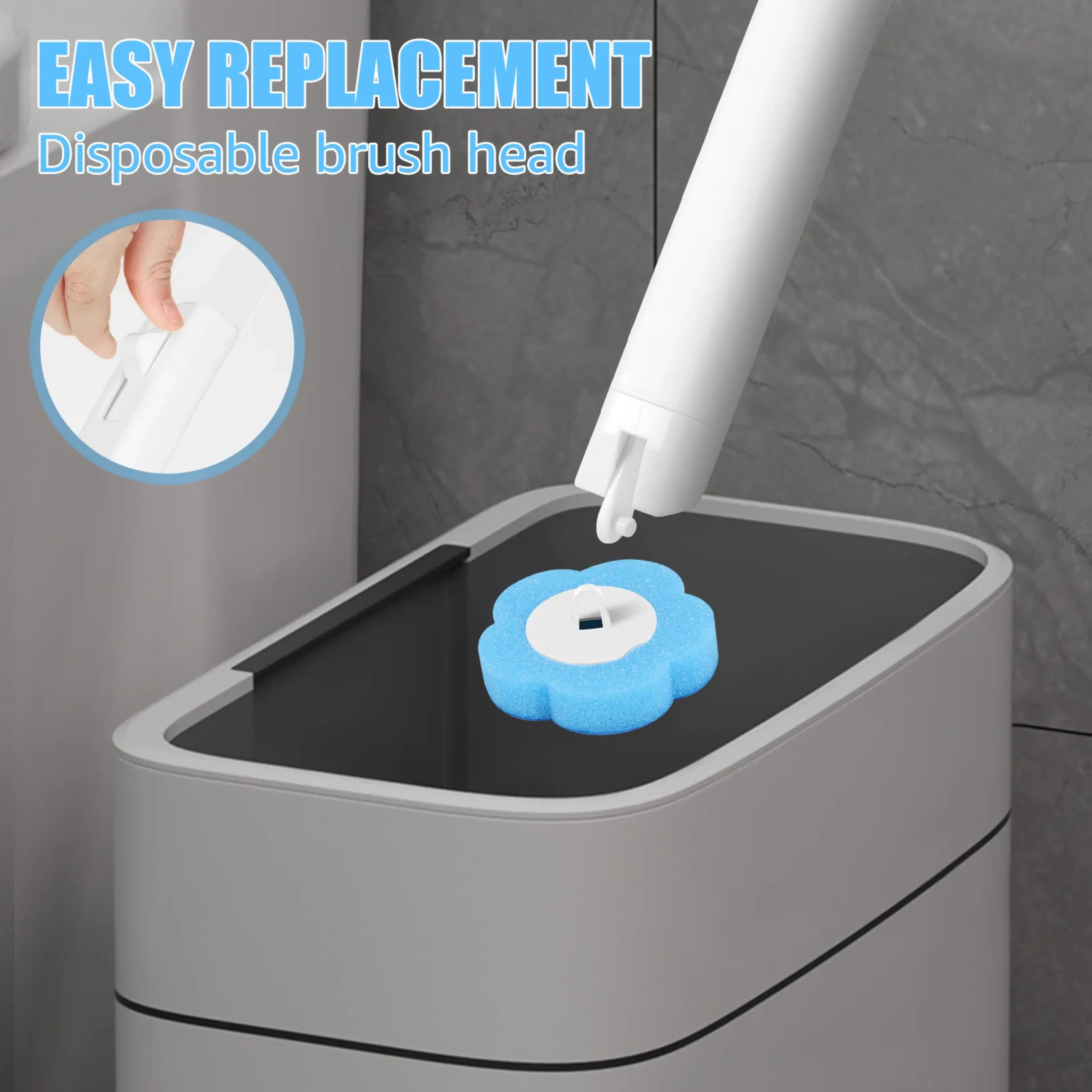 ⚡SUMMER SALE⚡Touch-Free Disposable Toilet Brush Kit