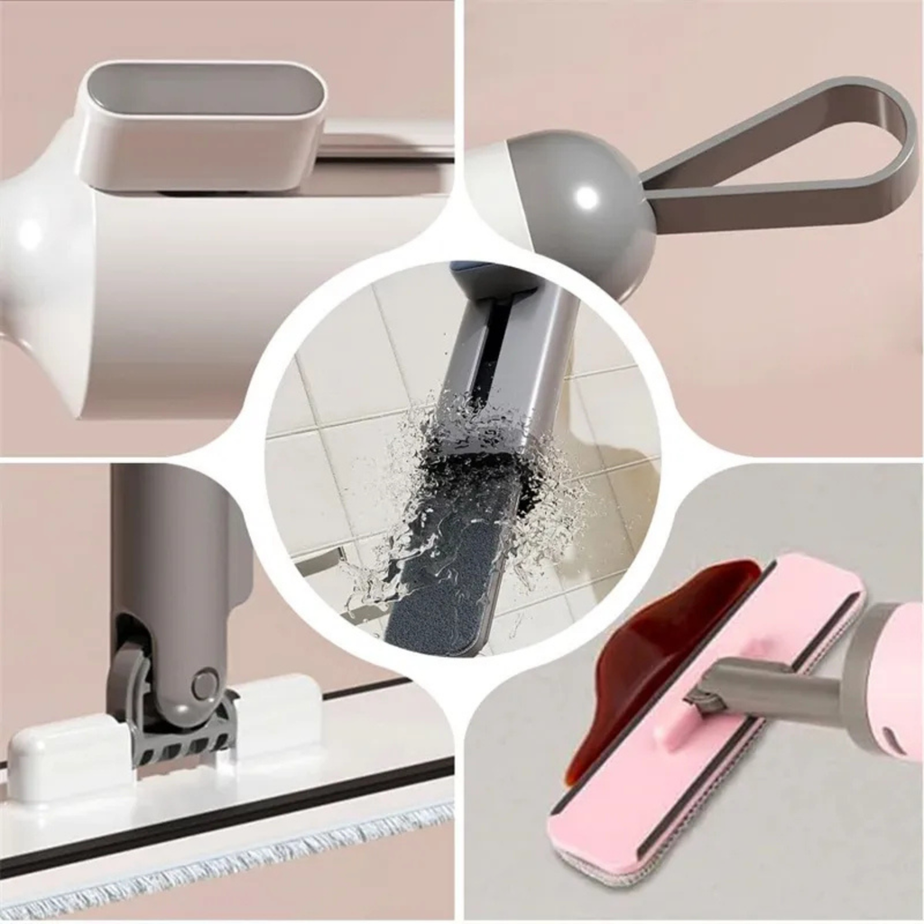 🚨 LAST CHANCE: 50% OFF🚨 Zero-Touch Self-Wringing Compact Flat Mop