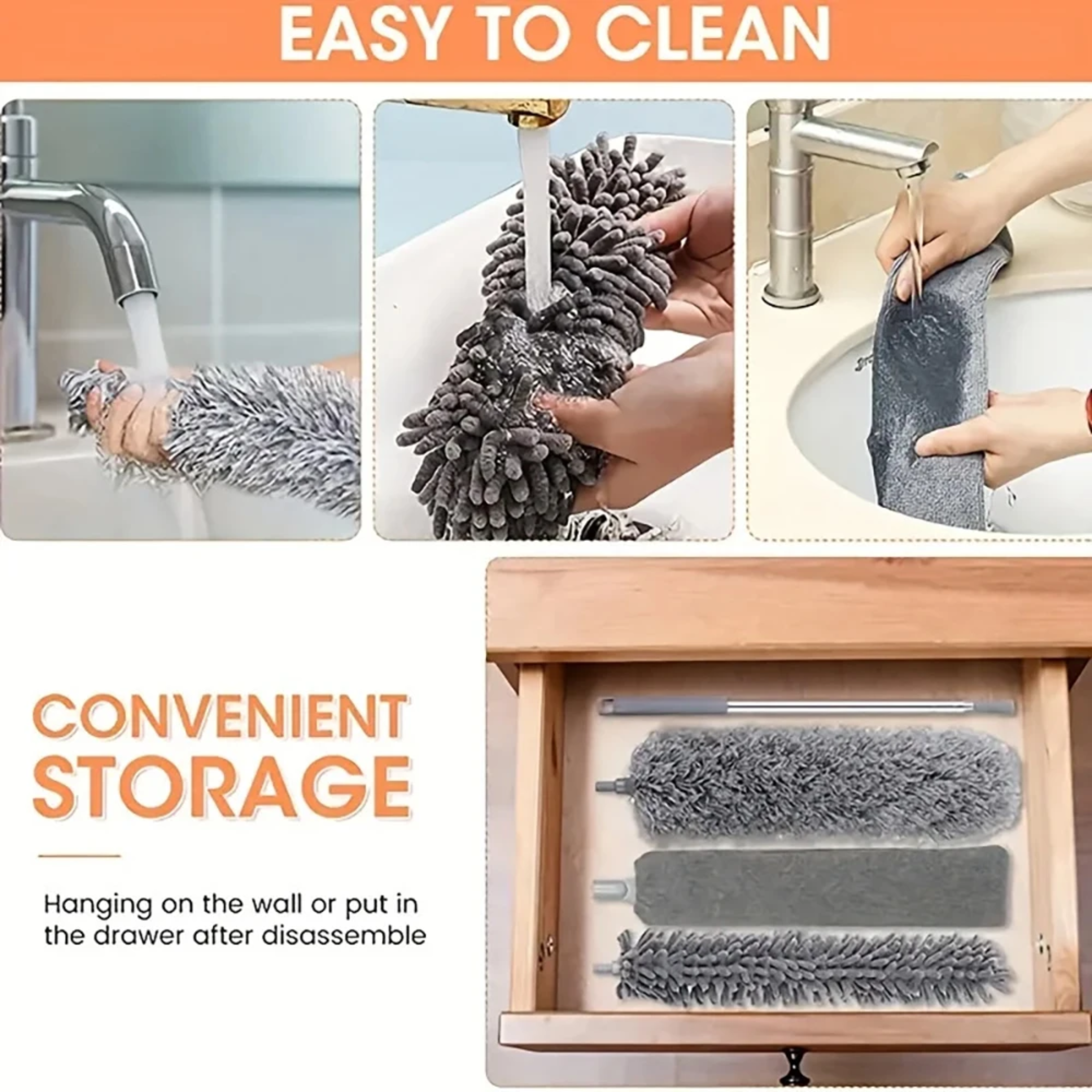 7.8ft Telescopic Ceiling Fan & Gap Duster Kit