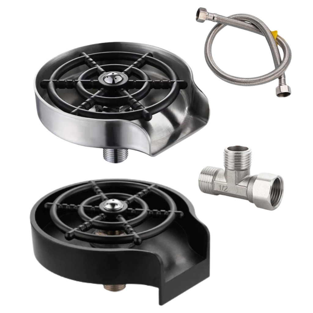 💦Summer Sale 30% OFF💦 Automatic Cup Washer - High Pressure Glass Cleaner for Kitchen Sink, Beer, Milk, Tea Cups